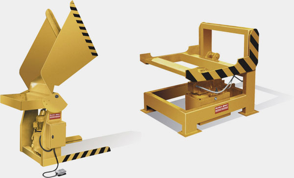Basket tilter and hoisting tables