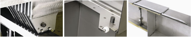 Types of component for telescopic guards