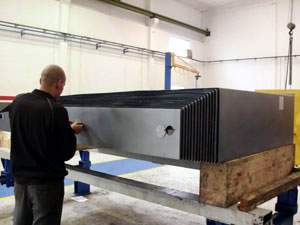 Telescopic steel guards